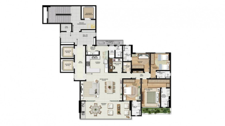 Imagem Apartamento com 4 Quartos à Venda, 130 m² em Caminho Das árvores - Salvador