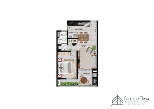 Imagem Apartamento com 1 Quarto à Venda, 41 m² em Sertão Do Meio - Ubatuba