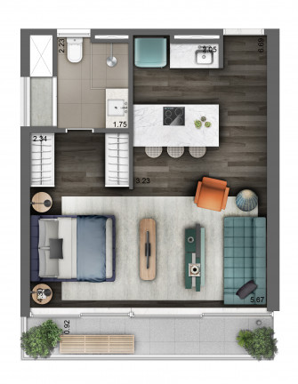 Imagem Apartamento com 2 Quartos à Venda, 101 m² em Vila Madalena - São Paulo