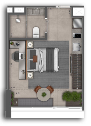 Imagem Apartamento com 1 Quarto à Venda, 42 m² em Perdizes - São Paulo