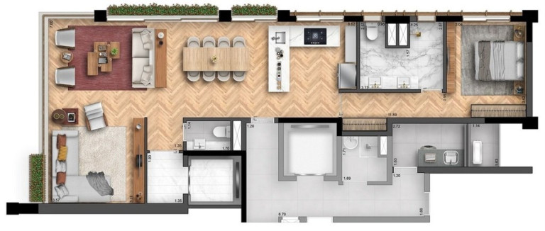 Imagem Apartamento com 2 Quartos à Venda, 105 m² em Itaim Bibi - São Paulo