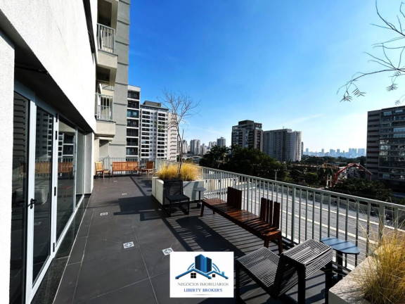 Imagem Apartamento com 1 Quarto para Alugar, 21 m² em Indianópolis - São Paulo