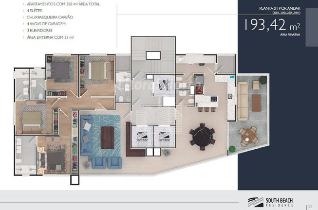 Imagem Apartamento com 4 Quartos à Venda, 193 m² em Barra Sul - Balneário Camboriú