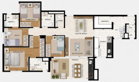 Apartamento com 3 Quartos à Venda, 122 m² em Picanco - Guarulhos