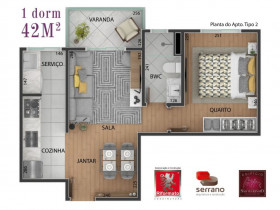 Apartamento com 1 Quarto à Venda, 40 m² em Anália Franco - São Paulo