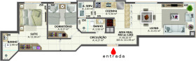 Apartamento com 1 Quarto à Venda, 62 m² em Centro - Capão Da Canoa