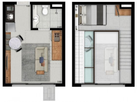 Apartamento com 2 Quartos à Venda, 55 m² em Vila Clementino - São Paulo