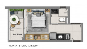 Apartamento com 1 Quarto à Venda, 43 m² em Vila Mariana - São Paulo