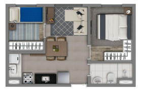 Apartamento com 2 Quartos à Venda, 36 m² em Vila Guilherme - São Paulo