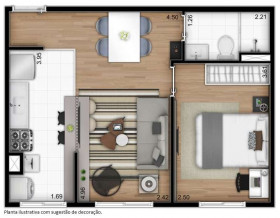 Apartamento com 2 Quartos à Venda, 50 m² em Cambuci - São Paulo