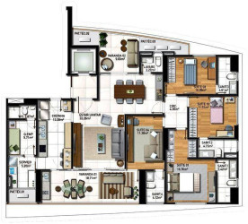 Apartamento com 4 Quartos à Venda, 271 m² em Horto Florestal - Salvador