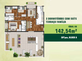 Apartamento com 3 Quartos à Venda, 74 m² em Jardim Tupanci - Barueri