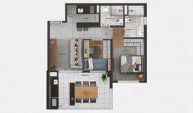 Apartamento com 2 Quartos à Venda, 57 m² em Vila Camargos - Guarulhos