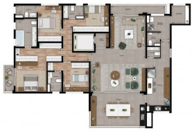 Apartamento com 4 Quartos à Venda, 165 m² em Vila Gilda - Santo André