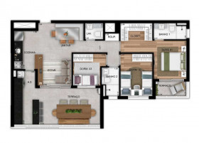 Apartamento com 3 Quartos à Venda, 108 m² em Saúde - São Paulo