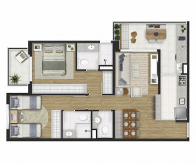 Apartamento com 2 Quartos à Venda, 68 m² em Santana - São Paulo