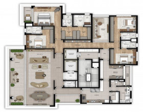 Apartamento com 4 Quartos à Venda, 379 m² em Paraíso - São Paulo