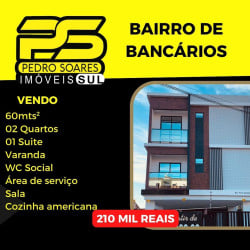 Apartamento com 2 Quartos à Venda, 60 m² em Bancários - João Pessoa