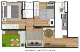 Apartamento com 1 Quarto à Venda, 33 m² em Jardim Nova Europa - Hortolândia