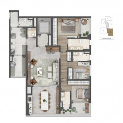 Apartamento com 2 Quartos à Venda, 110 m² em Brooklin - São Paulo