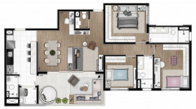 Apartamento com 3 Quartos à Venda, 116 m² em Perdizes - São Paulo