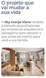 Apartamento com 2 Quartos à Venda, 67 m² em Sky Granja Viana - Programa Casa Verde Amarela - Cotia