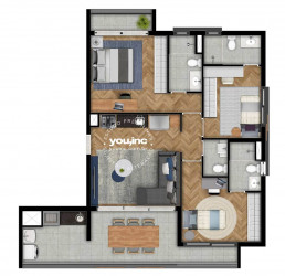 Apartamento com 2 Quartos à Venda, 69 m² em Pinheiros - São Paulo