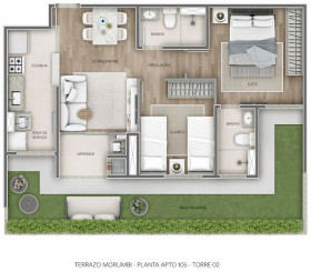 Apartamento com 2 Quartos à Venda, 50 m² em Paraíso Do Morumbi - São Paulo