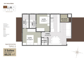 Apartamento com 3 Quartos à Venda, 77 m² em Nações - Balneário Camboriú