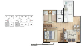 Imóvel com 2 Quartos à Venda, 40 m² em Braz De Pina - Rio De Janeiro