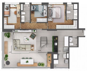 Apartamento com 3 Quartos à Venda, 111 m² em Perdizes - São Paulo