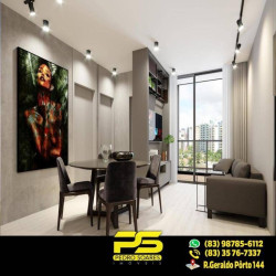Apartamento com 2 Quartos à Venda, 51 m² em Jardim Cidade Universitária - João Pessoa