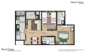 Apartamento com 2 Quartos à Venda, 48 m² em Seminário - Curitiba