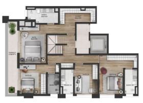 Apartamento com 3 Quartos à Venda, 191 m² em Itaim Bibi - São Paulo