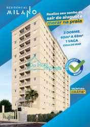 Apartamento com 2 Quartos à Venda, 61 m² em Jardim Praia Grande - Mongaguá