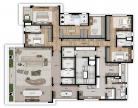 Apartamento com 4 Quartos à Venda, 355 m² em Paraíso - São Paulo