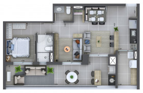 Apartamento com 2 Quartos à Venda, 67 m² em Barra Funda - São Paulo