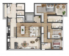 Apartamento com 3 Quartos à Venda, 174 m² em Perdizes - São Paulo