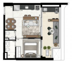 Apartamento com 2 Quartos à Venda, 78 m² em Vila Pompeia - São Paulo