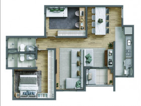 Apartamento com 2 Quartos à Venda, 194 m² em Rudge Ramos - São Bernardo Do Campo