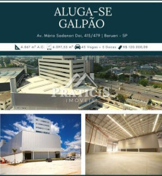 Imóvel Comercial para Alugar, 4.067 m² em Jardim Dos Camargos - Barueri