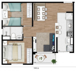 Apartamento com 2 Quartos à Venda, 49 m² em Penha - São Paulo