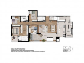 Apartamento com 4 Quartos à Venda, 125 m² em Taquaral - Campinas