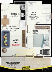 Apartamento com 3 Quartos à Venda, 60 m² em Bessa - João Pessoa