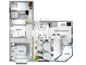 Apartamento com 2 Quartos à Venda, 55 m² em Bela Vista - Osasco