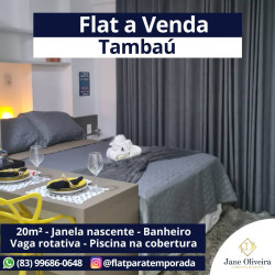 Apartamento com 1 Quarto à Venda, 20 m² em Tambaú - João Pessoa