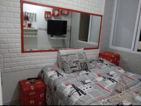 Apartamento com 2 Quartos para Alugar, 26 m² em Gonzaga - Santos