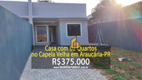 Casa com 2 Quartos à Venda, 52 m² em Capela Velha - Araucária