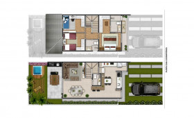 Casa com 3 Quartos à Venda, 106 m² em Cidade Nova - Jundiaí