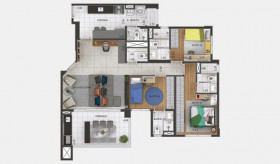 Apartamento com 3 Quartos à Venda, 88 m² em Macedo - Guarulhos